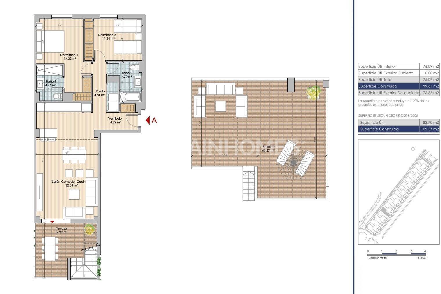 Apartamento en Benalmádena, Málaga, España 2 dormitorios, 69 m2 No. 154379