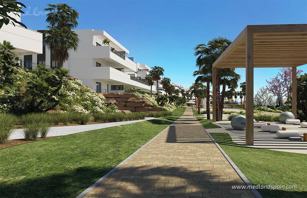 Lägenhet i Estepona, Malaga, Spanien 2 sovrum, 74 kvm. Nr. 132908