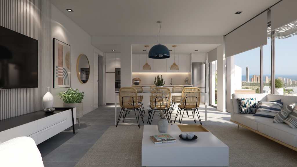 Dzīvoklis Finestrat, Alicante, Spānijā 2 istabas, 236 m2 Nr. 144874