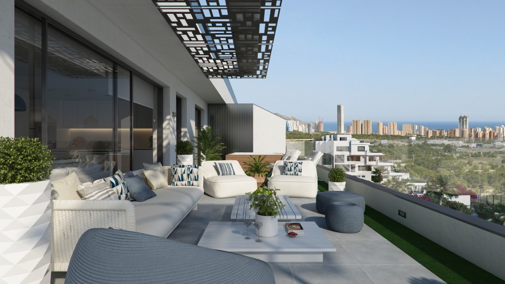Apartament w Finestrat, Alicante, Hiszpania 3 sypialnie, 144 mkw. nr 144875
