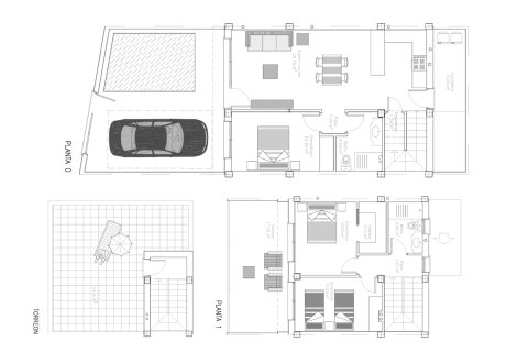 Layout 3 bedrooms, 111 sq.m Palmeras Gold XI in San Pedro del Pinatar, Murcia, Spain No. 154934