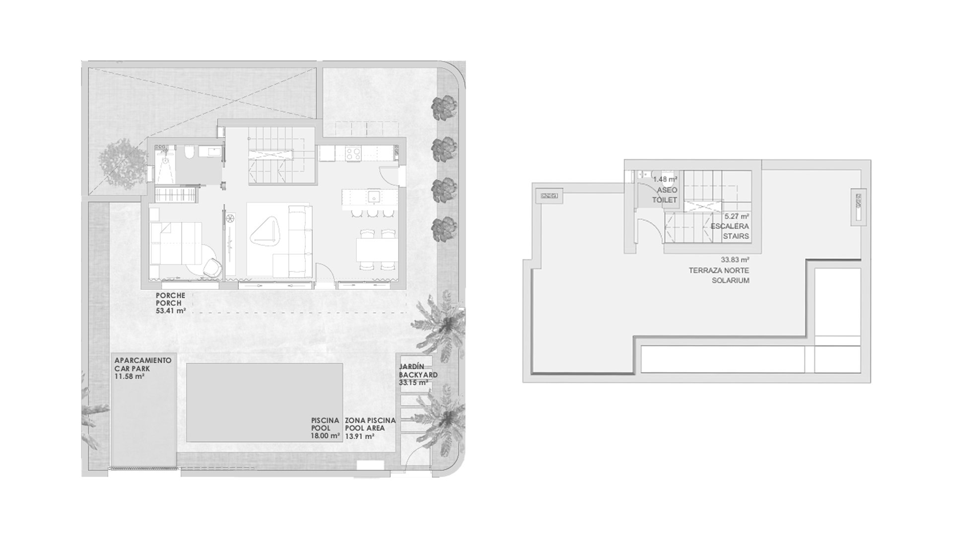 Villa en Santa Rosalia, Torre-Pacheco, Murcia, Espagne 3 chambres, 106 m2 No. 154929