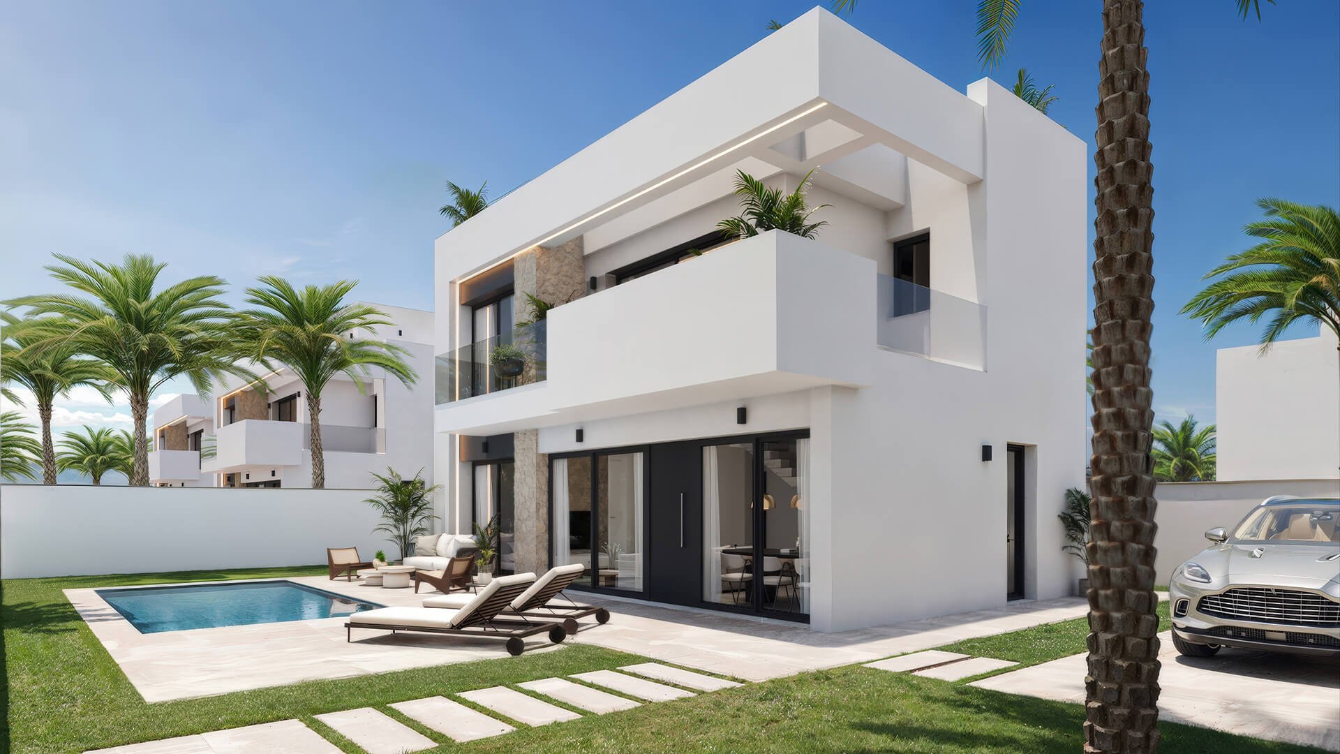 Villa in Santa Rosalia, Torre-Pacheco, Murcia, Spain 3 bedrooms, 91 sq.m. No. 154933