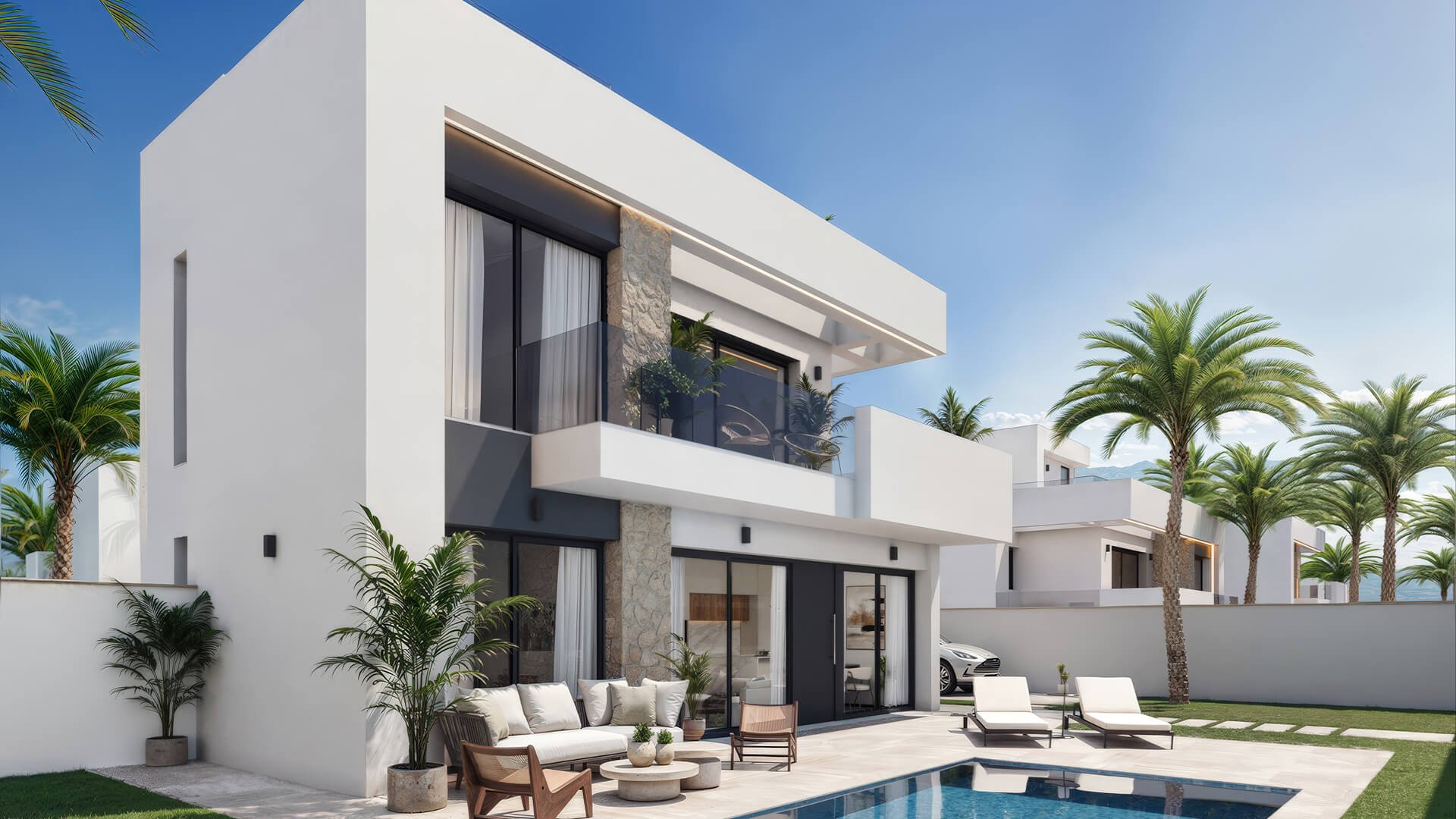 Villa in Santa Rosalia, Torre-Pacheco, Murcia, Spain 3 bedrooms, 91 sq.m. No. 154933