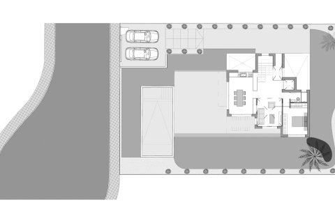 Планировка Виллы «3BR-2» 3 спальни в ЖК Las Bellas