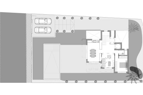 Планировка Виллы «3BR-1» 3 спальни в ЖК Las Bellas