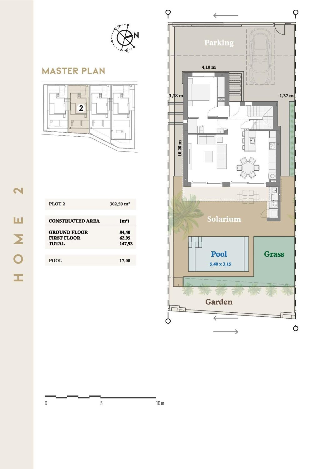 Villa a San Javier, Murcia, Spagna 3 camere da letto, 147 mq. N° 143382