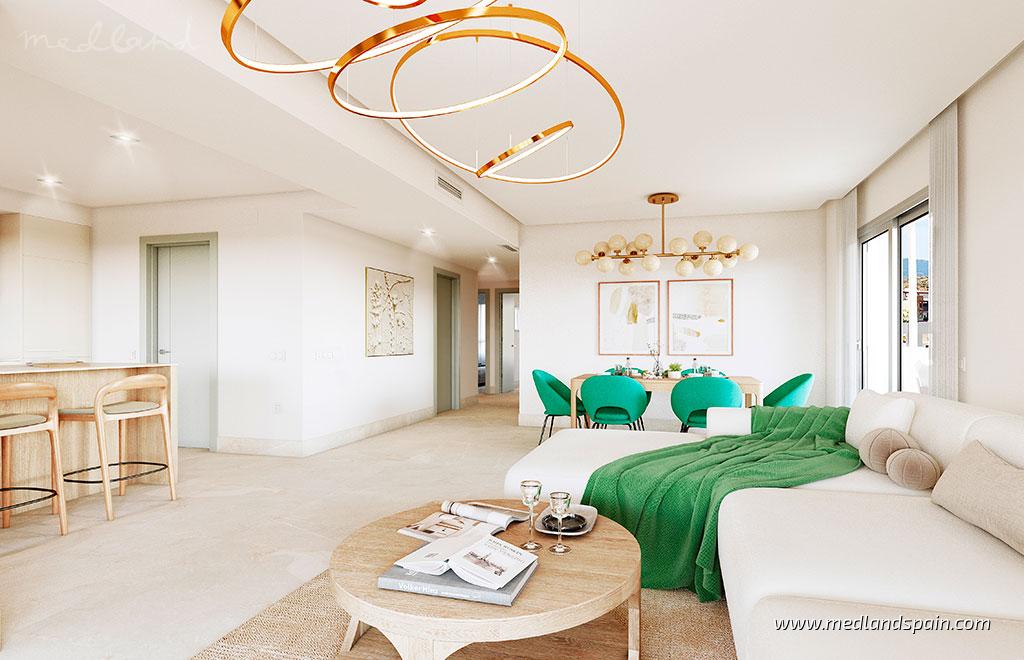 Wohnung in Benahavis, Malaga, Spanien 3 Schlafzimmer, 127 m2 Nr. 105347