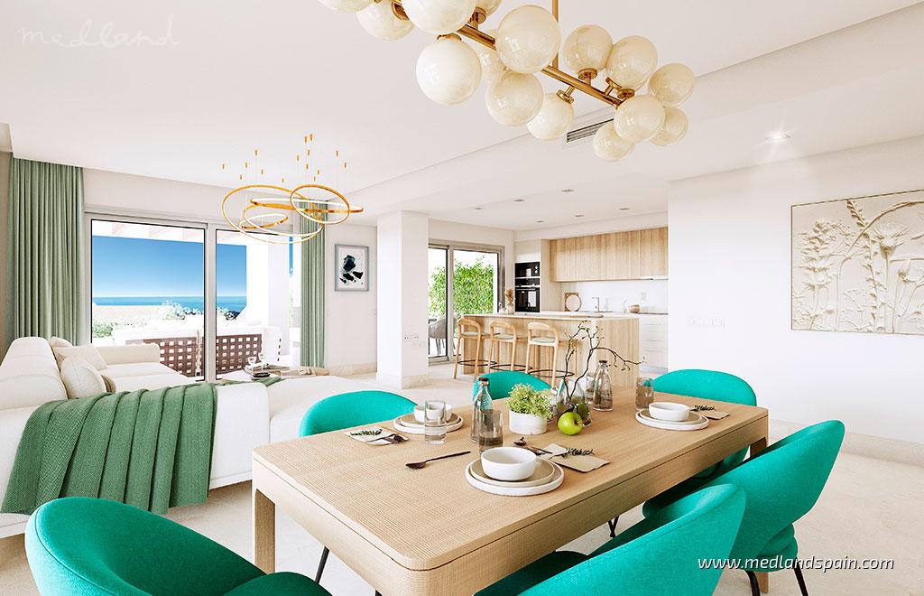 Wohnung in Benahavis, Malaga, Spanien 3 Schlafzimmer, 127 m2 Nr. 105347
