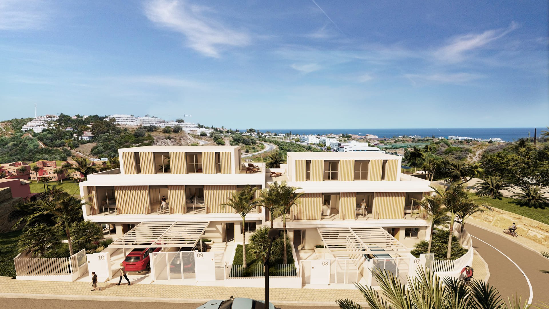 Dvīņu māja La Gaspara, Malaga, Spānijā 4 istabas, 180 m2 Nr. 136858