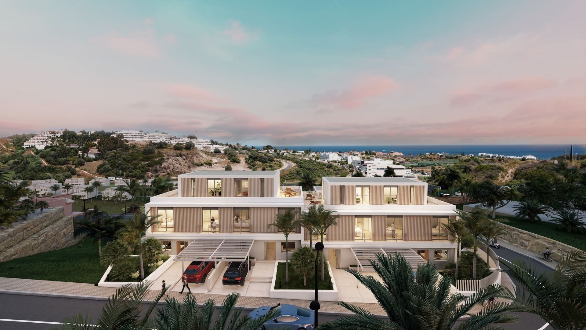 Dvīņu māja La Gaspara, Malaga, Spānijā 4 istabas, 180 m2 Nr. 136858