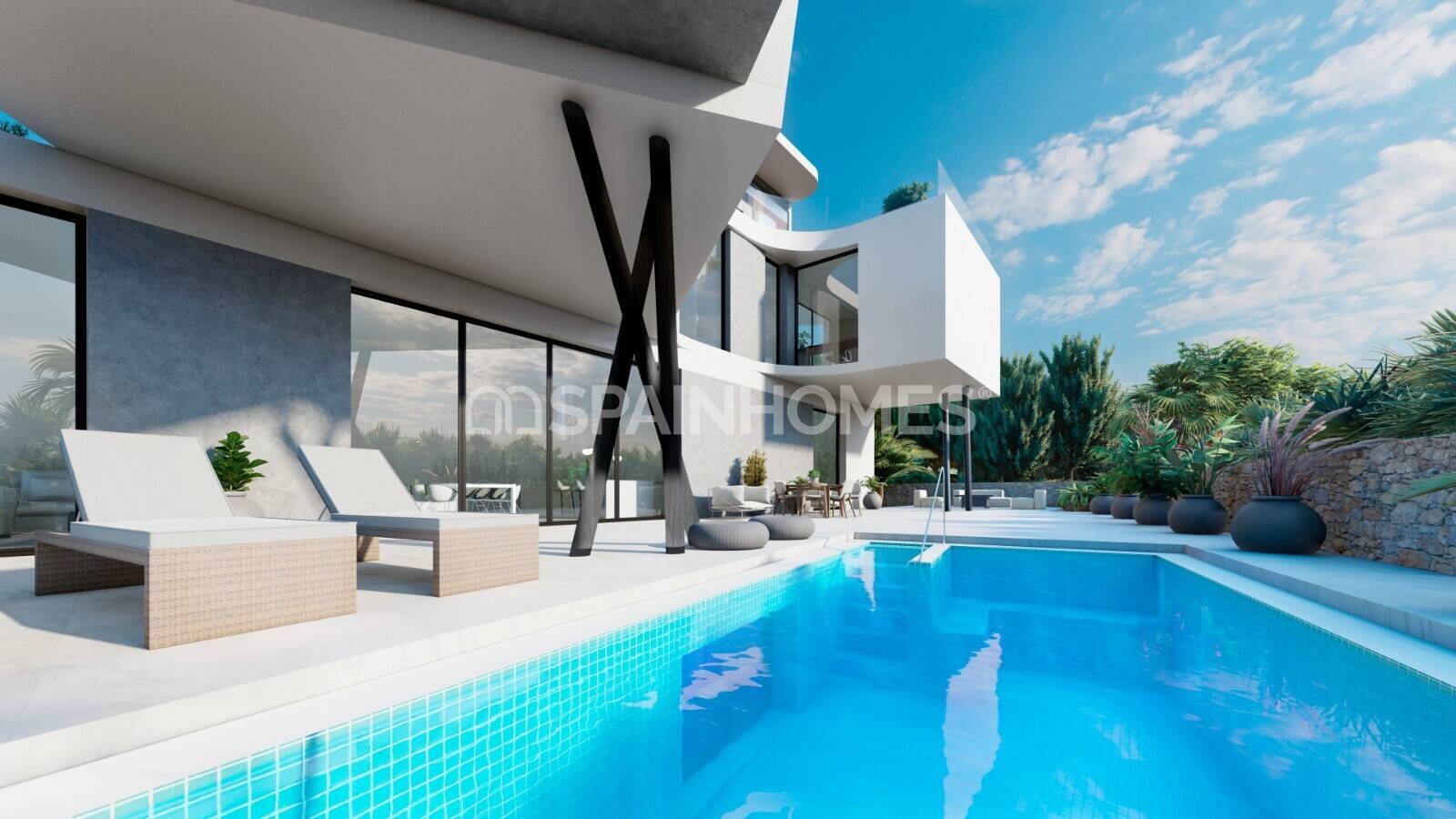 Villa in Orihuela, Alicante, Spain 5 bedrooms, 488 sq.m. No. 64865
