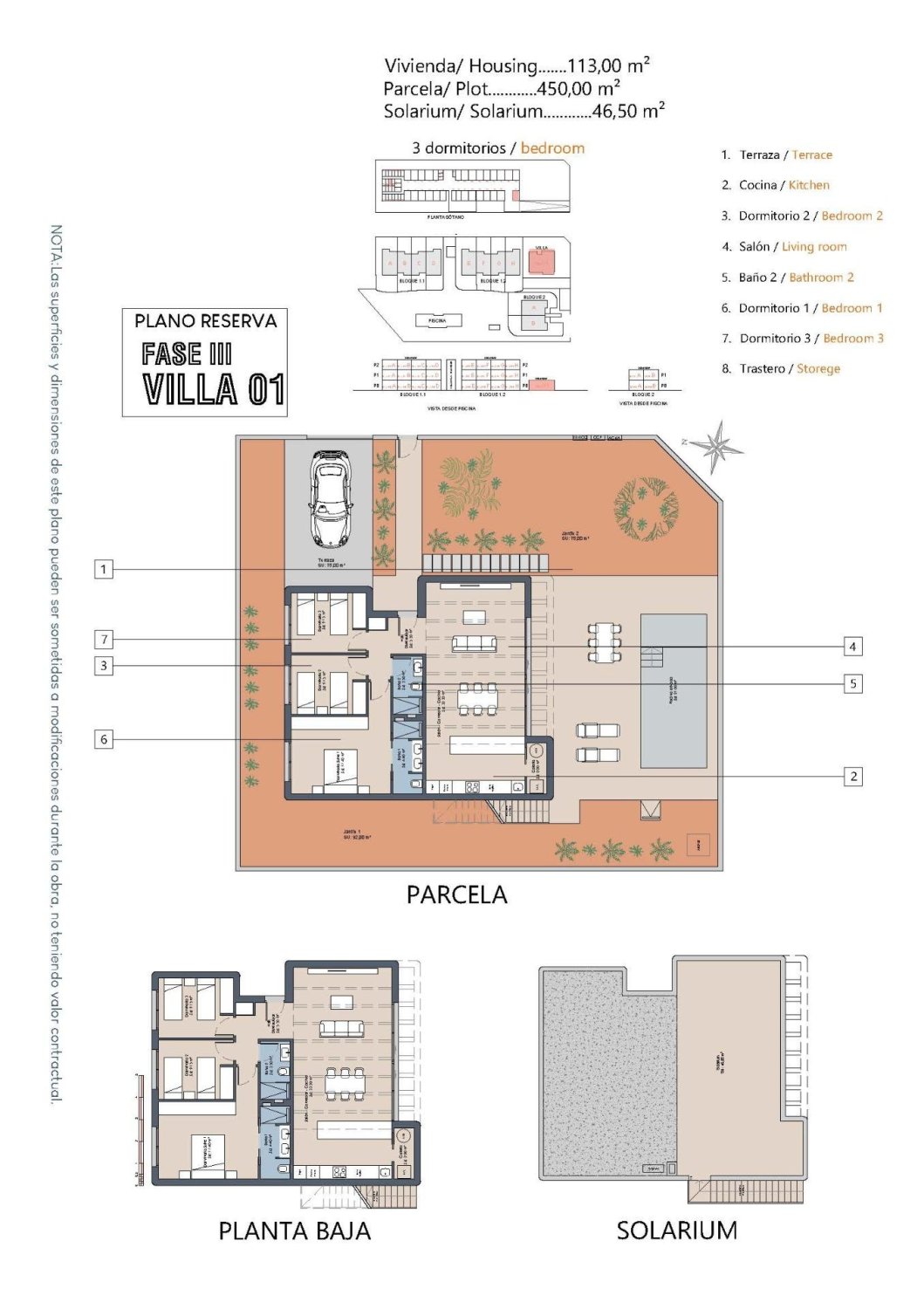 Villa Los Alcazares, Murcia, Spānijā 3 istabas, 113 m2 Nr. 149221