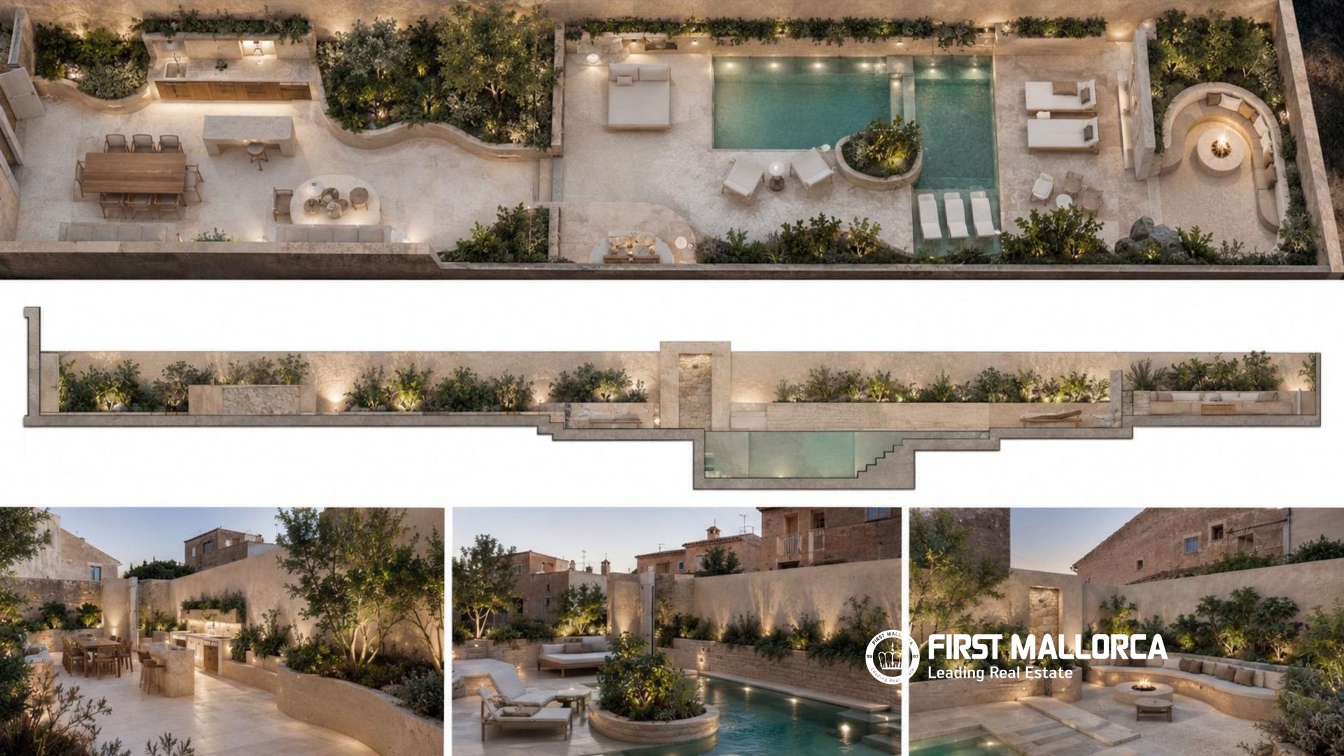 Townhouse in Pollenca, Mallorca, Spanien 3 Schlafzimmer, 228 m2 Nr. 196134