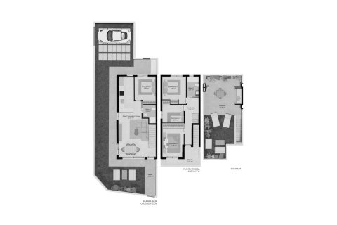 Layout 4 bedrooms, 222.2 sq.m. in Bahia Homes Horadada 3 in Pilar de la Horadada, Spain No. 166368