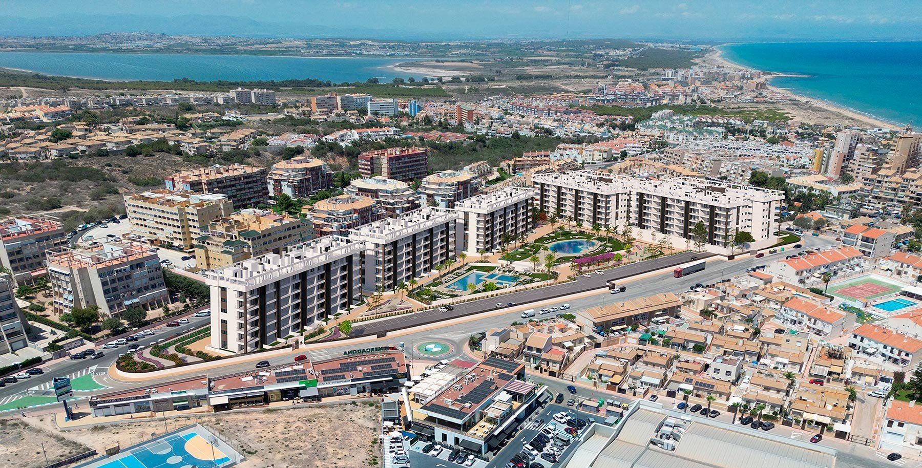 Huoneisto Torrevieja, Alicante, Espanja 2 makuuhuonetta, 66 m2 No. 76909