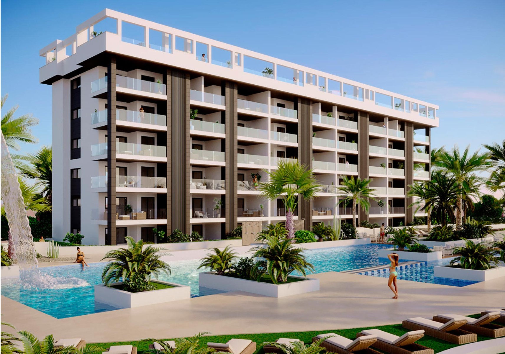 Huoneisto Torrevieja, Alicante, Espanja 2 makuuhuonetta, 66 m2 No. 76909