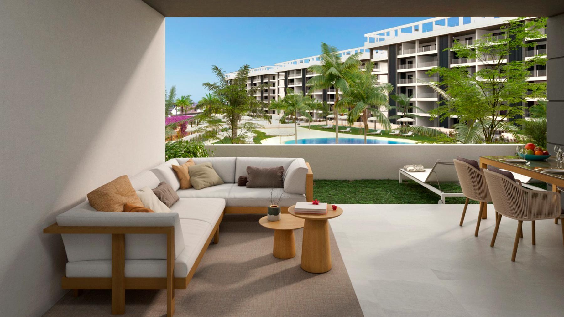 Huoneisto Torrevieja, Alicante, Espanja 2 makuuhuonetta, 66 m2 No. 76909