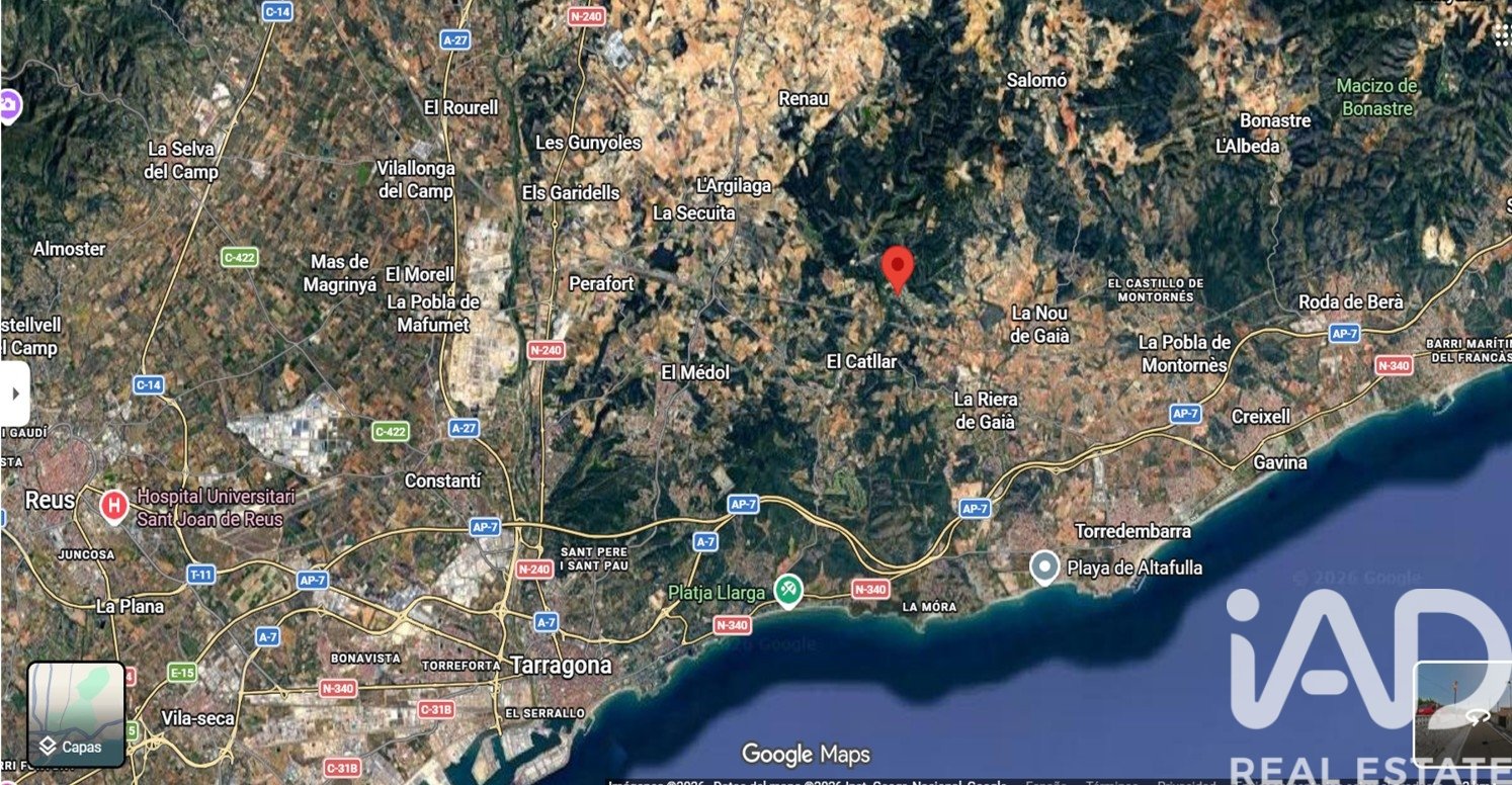 Zemes gabals El Catllar, Tarragona, Spānijā 626 m2 Nr. 185197