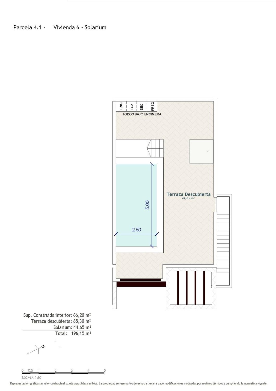 Bungalow i San Miguel de Salinas, Alicante, Spanien 3 sovrum, 92 kvm. Nr. 194091