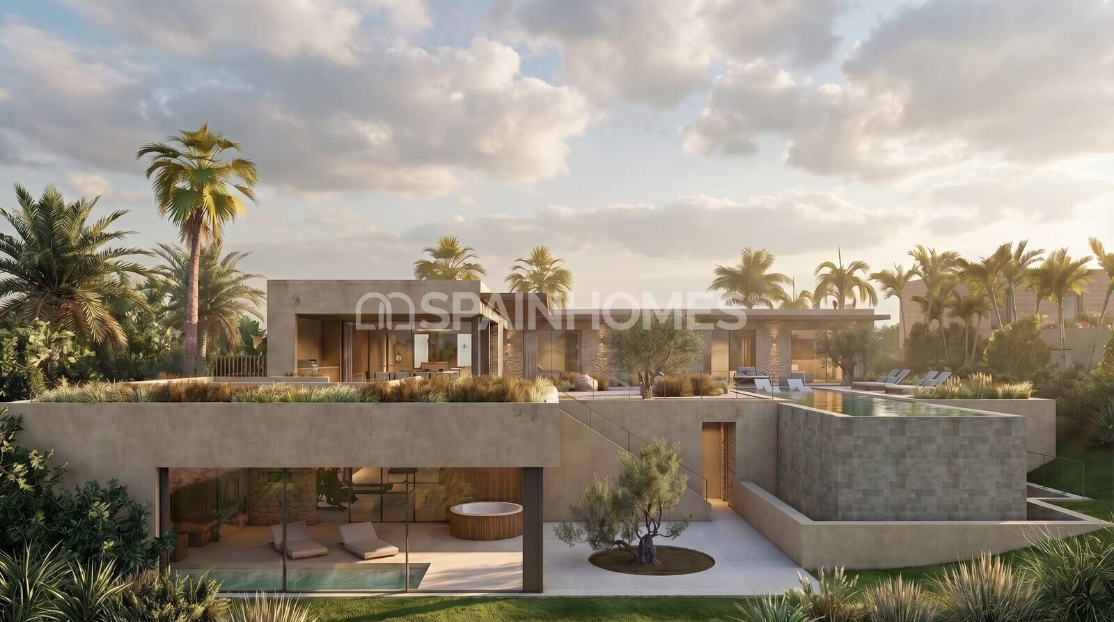 Villa i Marbella, Malaga, Spanien 4 sovrum, 408 kvm. Nr. 48345