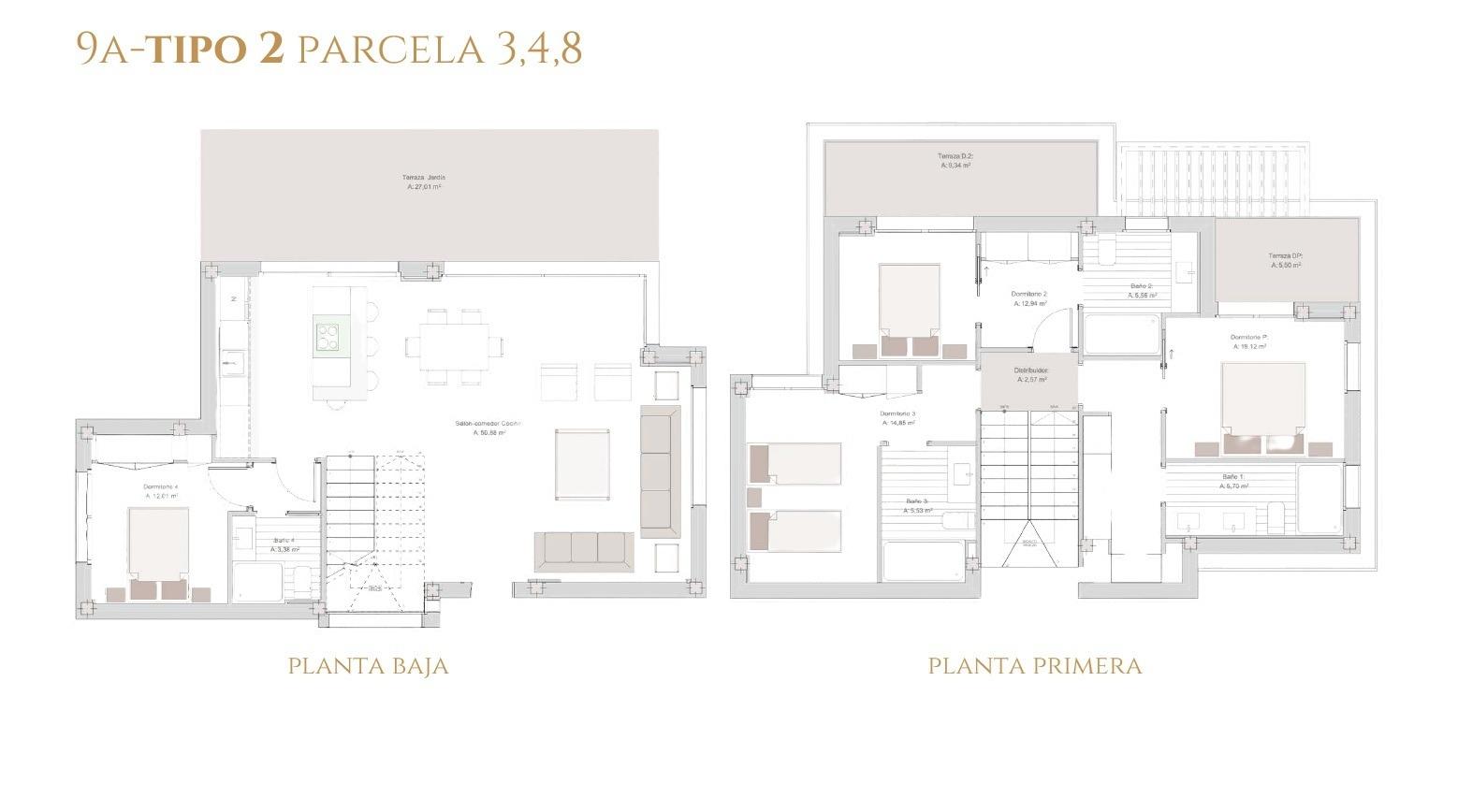 Villa en Estepona, Málaga, España 4 dormitorios, 132 m2 No. 169492