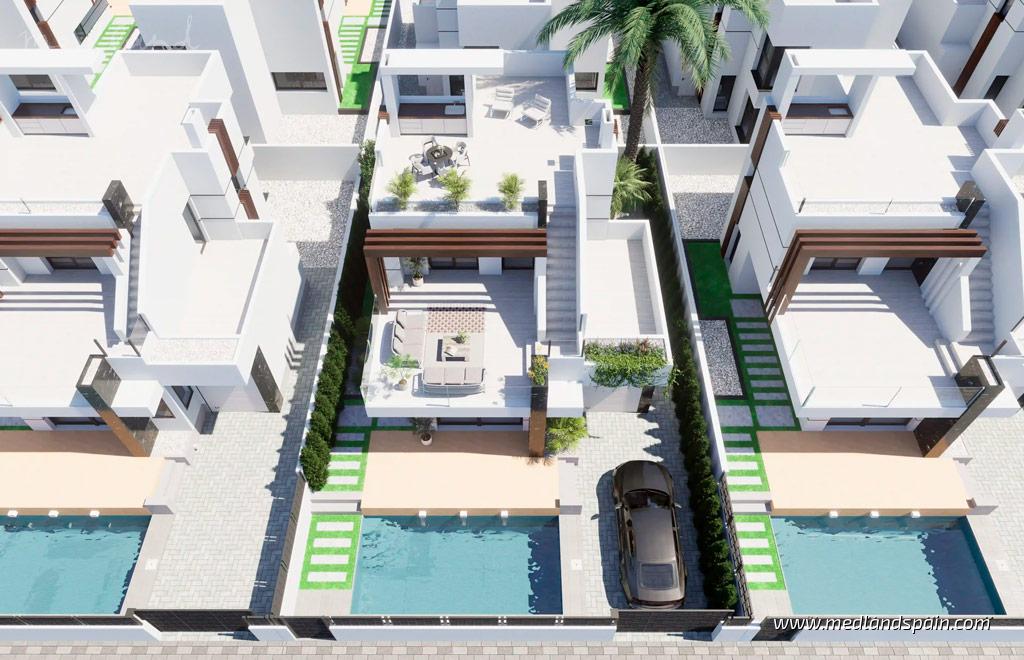 Villa in Los Alcazares, Murcia, Spanien 3 Schlafzimmer, 121 m2 Nr. 155255