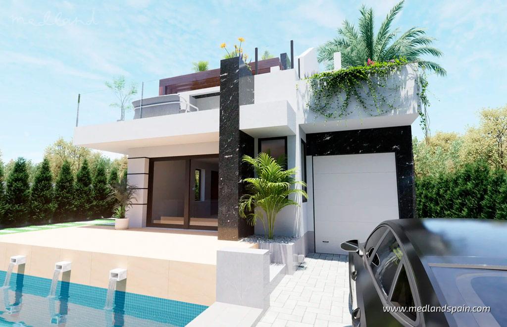 Villa in Los Alcazares, Murcia, Spanien 3 Schlafzimmer, 121 m2 Nr. 155255