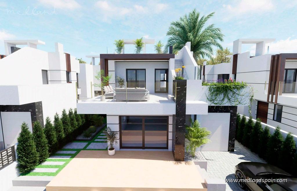 Villa in Los Alcazares, Murcia, Spanien 3 Schlafzimmer, 121 m2 Nr. 155255