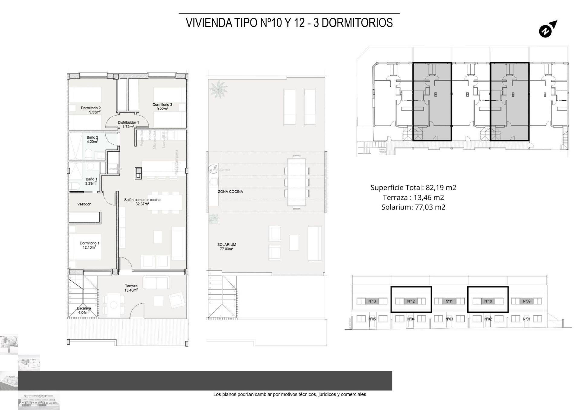 Bungalow in Pilar de la Horadada, Alicante, Spain 3 bedrooms, 82 sq.m. No. 111328