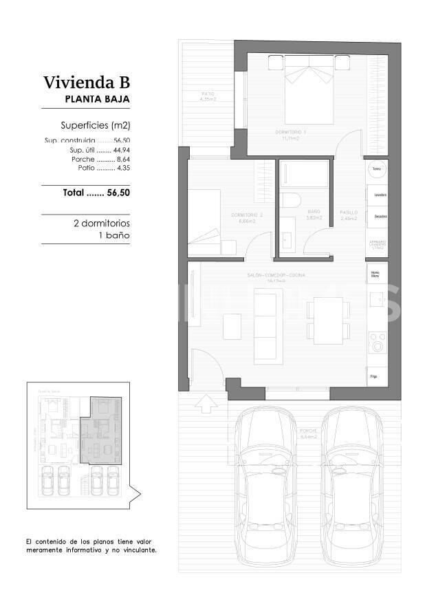 Apartament w Benejuzar, Alicante, Hiszpania 3 sypialnie, 111 mkw. nr 155878