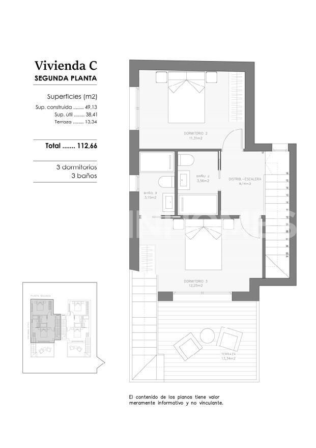 Apartament w Benejuzar, Alicante, Hiszpania 3 sypialnie, 111 mkw. nr 155878