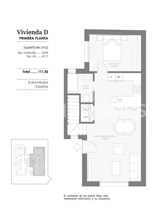 Apartament w Benejuzar, Alicante, Hiszpania 3 sypialnie, 111 mkw. nr 155878
