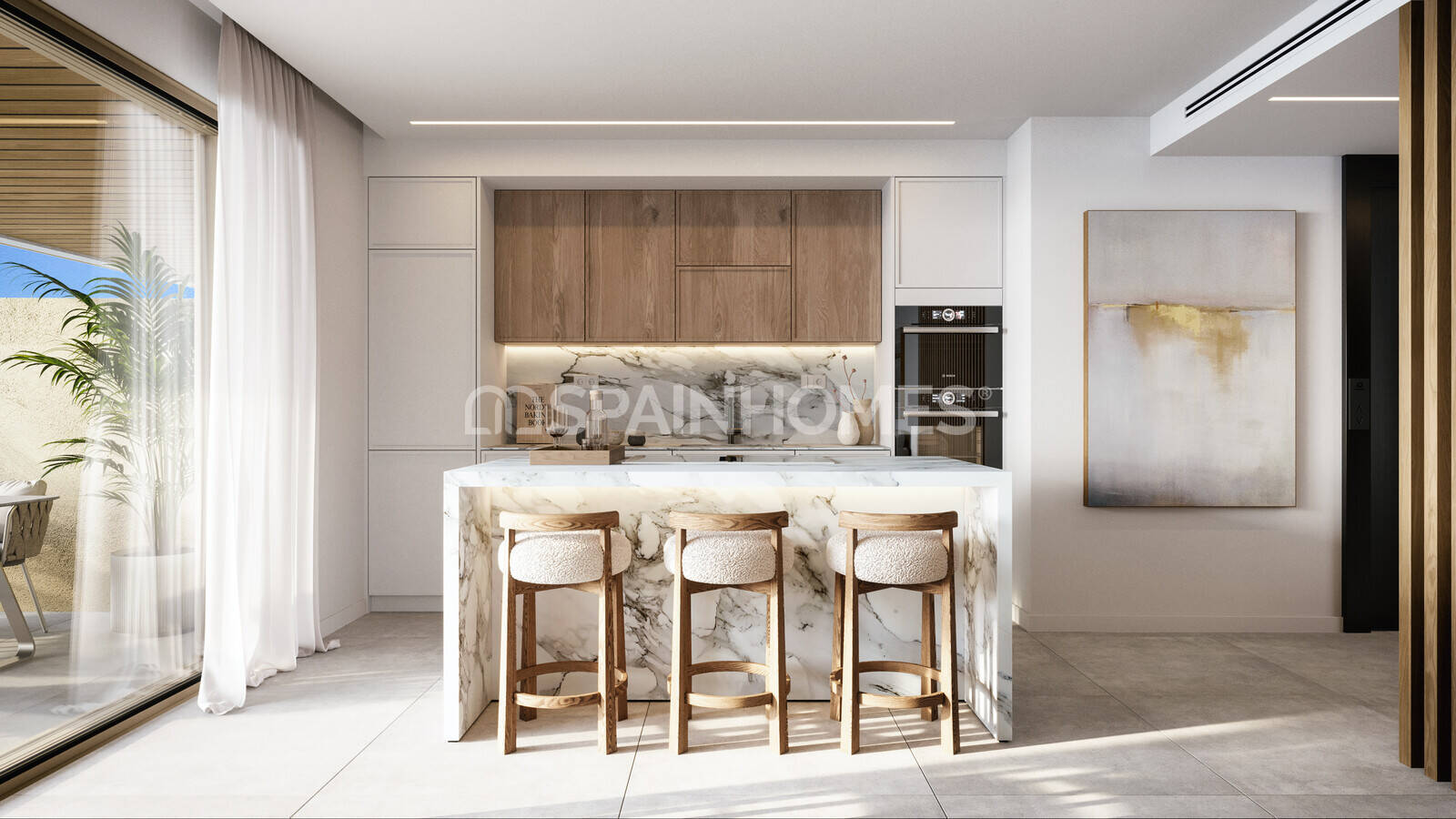 Apartment à Estepona, Malaga, Espagne 1 chambre, 52 m2 No. 155882