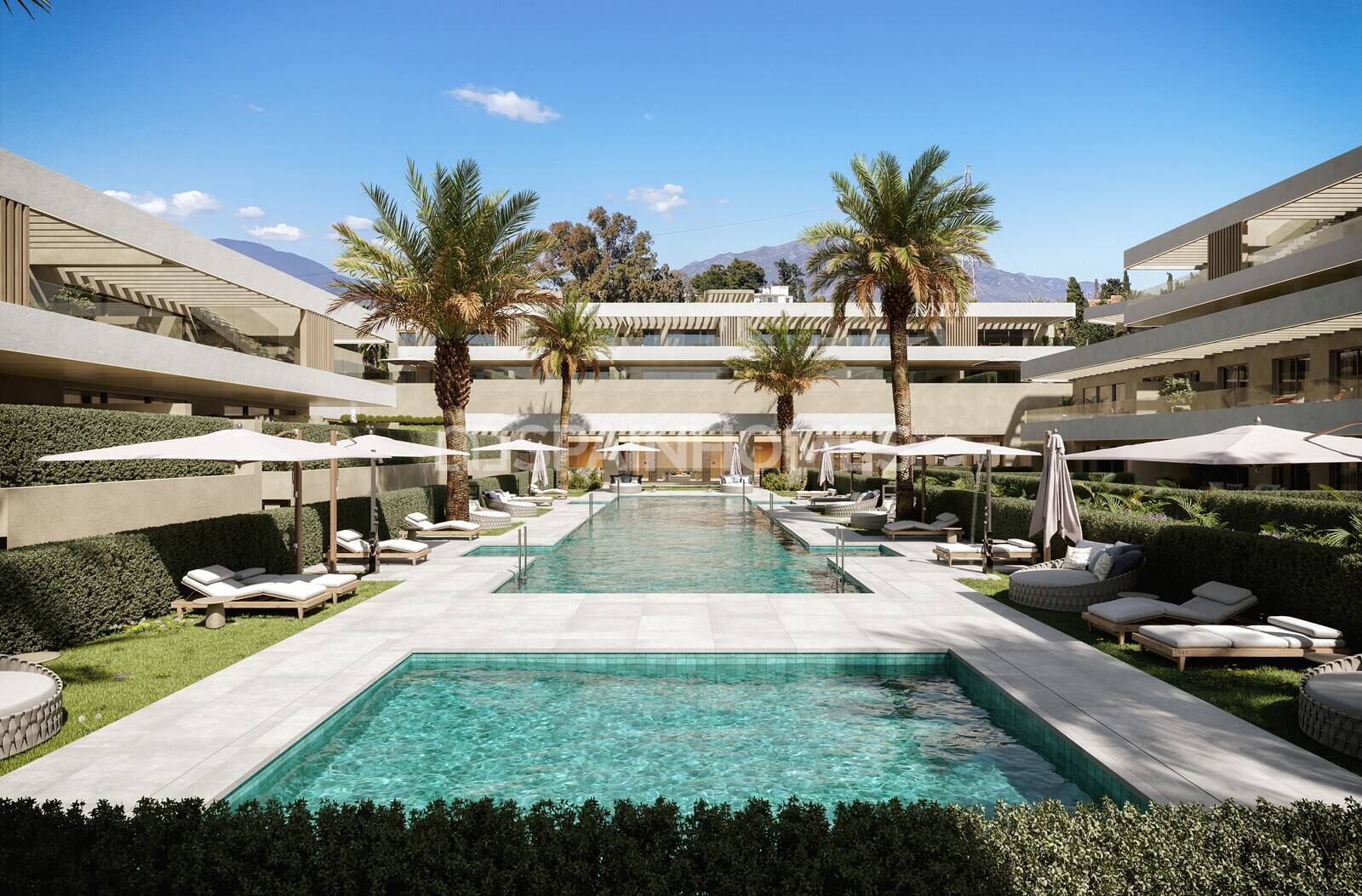 Apartment à Estepona, Malaga, Espagne 1 chambre, 52 m2 No. 155882