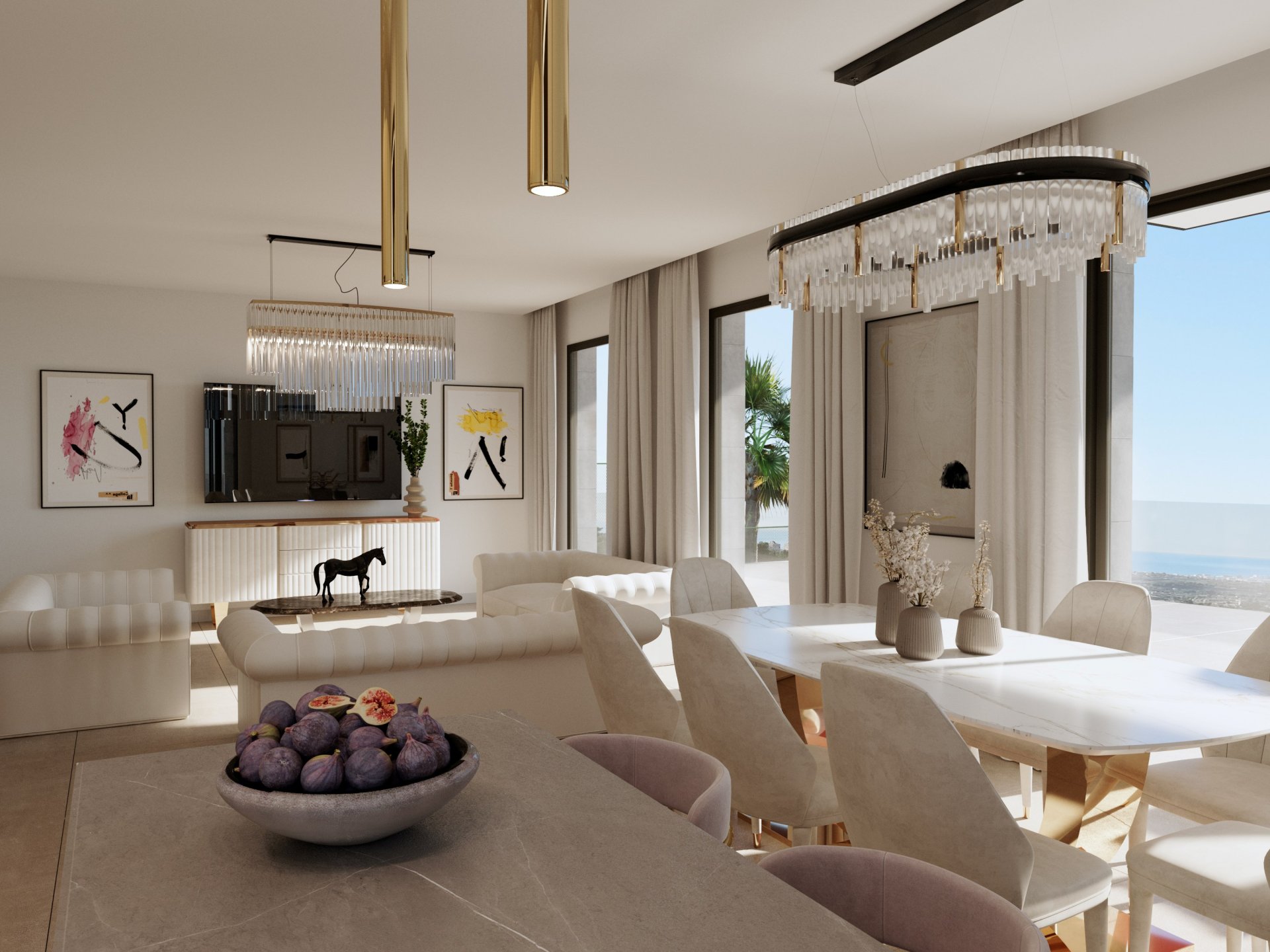Huvila Finestrat, Alicante, Espanja 4 makuuhuonetta, 400 m2 No. 163782