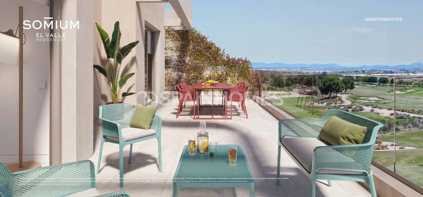 Apartment à Murcia, Espagne 3 chambres, 98 m2 No. 156189