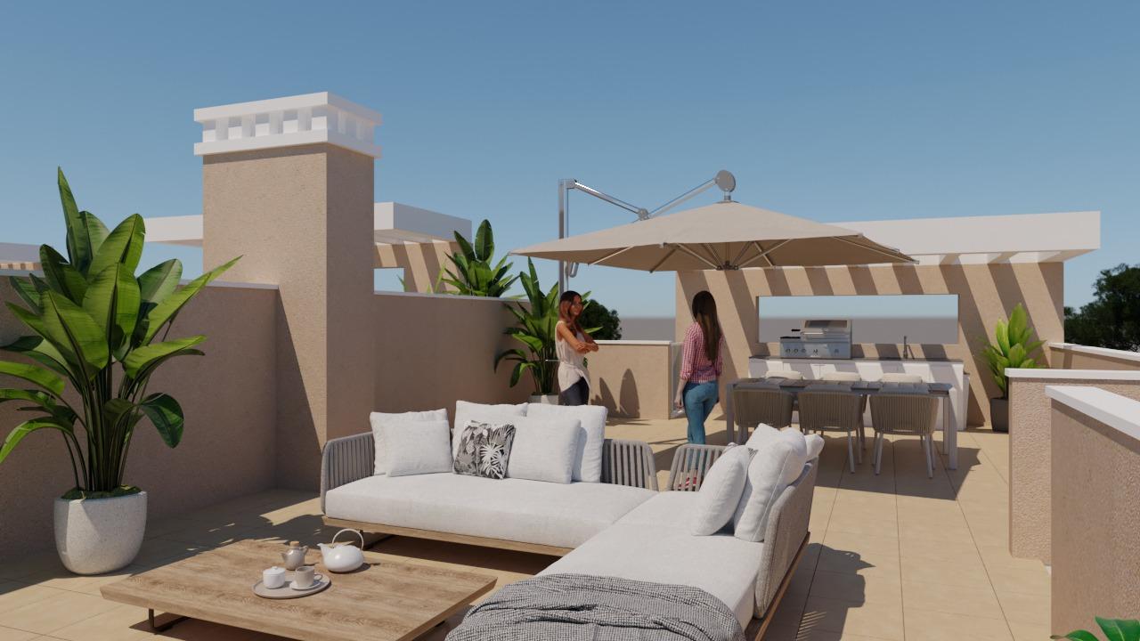 Bungalow a Pilar de la Horadada, Alicante, Spagna 3 camere da letto, 75 mq. N° 180591