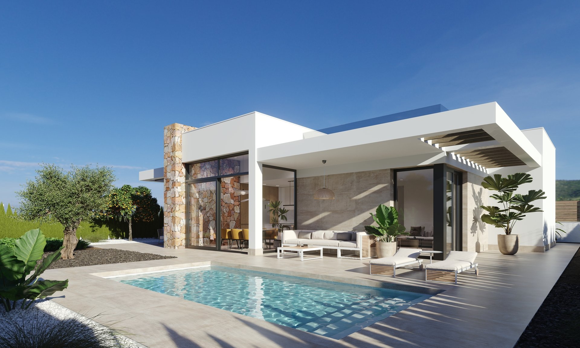 Villa i Murcia, Spanien 3 sovrum, 133 kvm. Nr. 163201