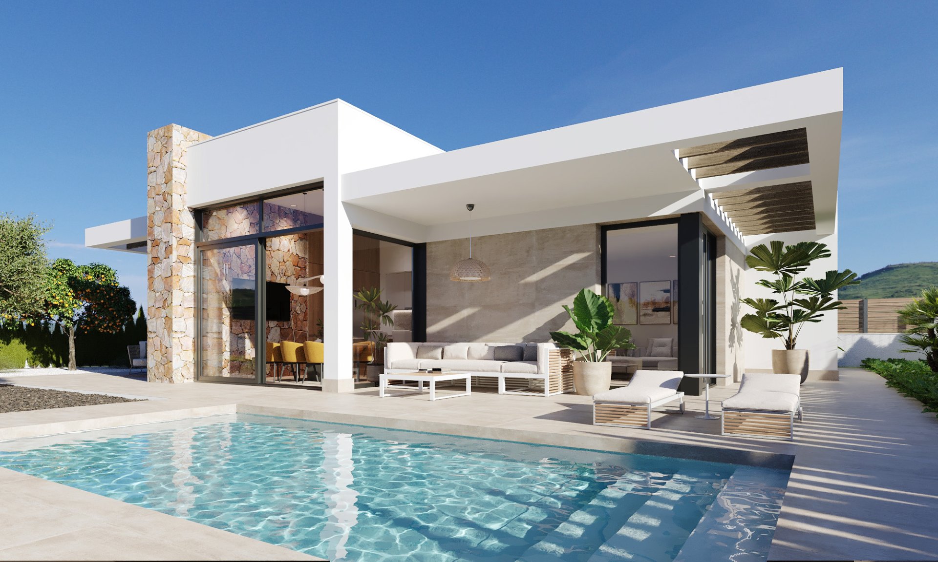 Villa i Murcia, Spanien 3 sovrum, 133 kvm. Nr. 163201