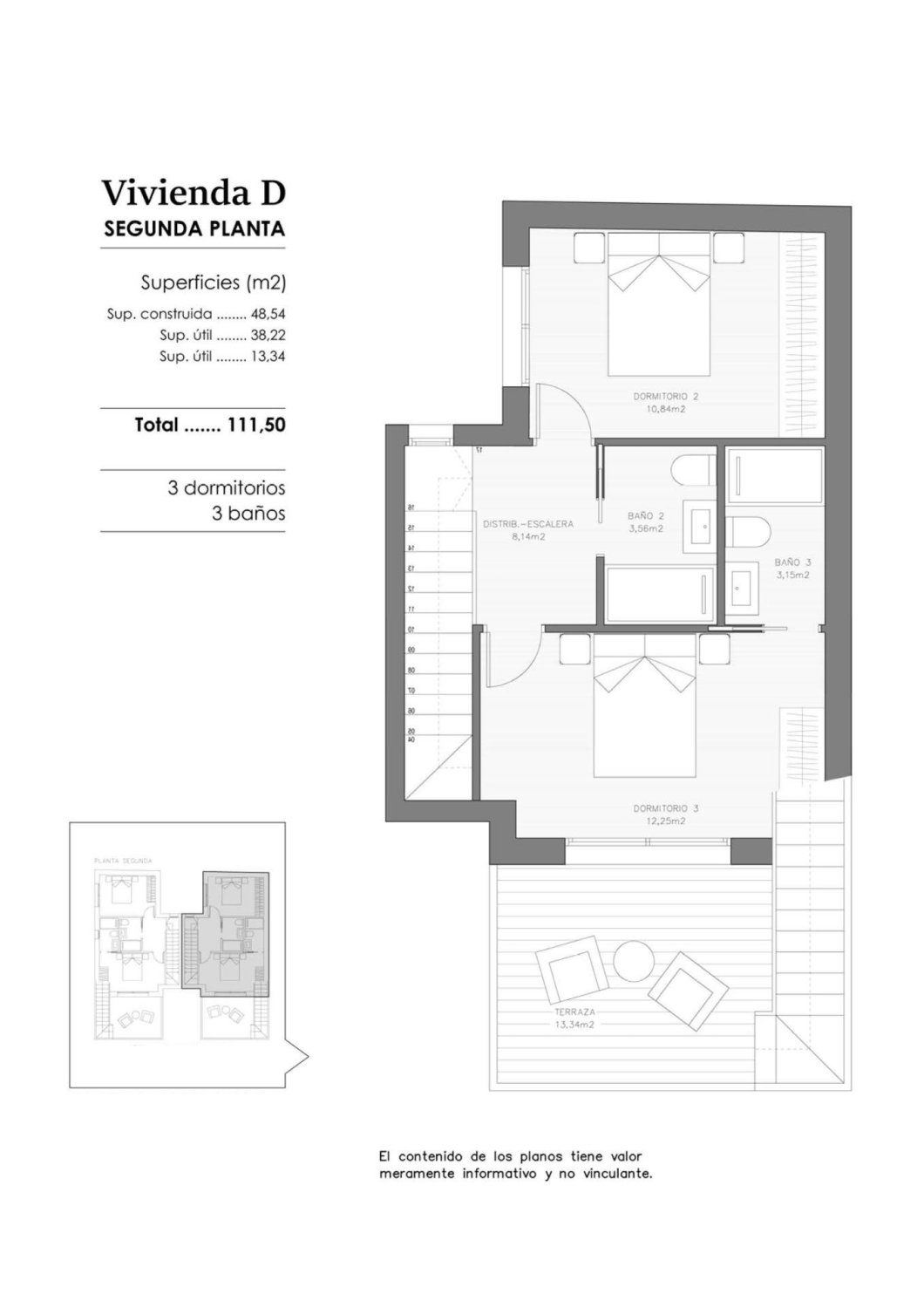 Apartamento en Benejúzar, Alicante, España 3 dormitorios, 111 m2 No. 152172
