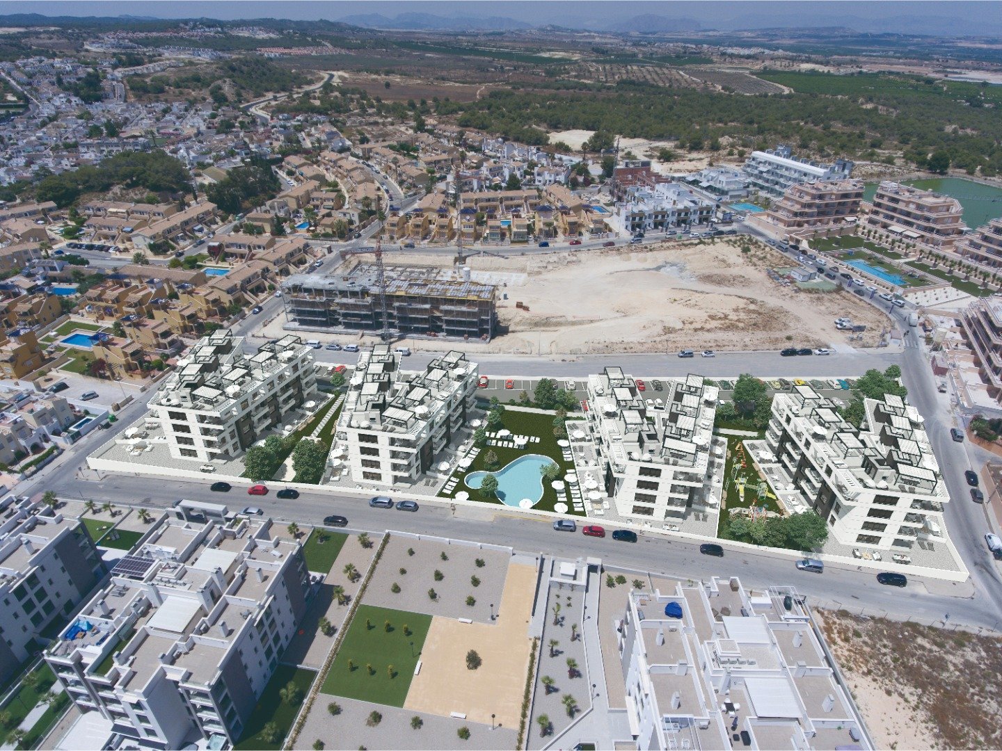 Appartamento a Villamartin, Alicante, Spagna 2 camere da letto, 73 mq. N° 81064