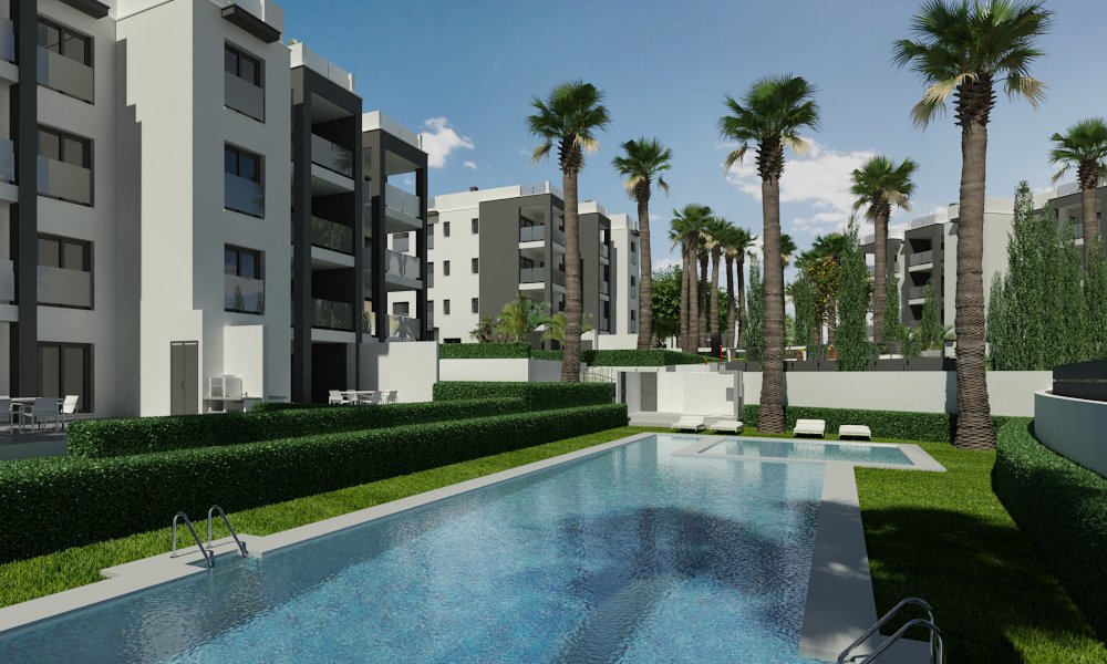 Appartamento a Villamartin, Alicante, Spagna 2 camere da letto, 73 mq. N° 81064