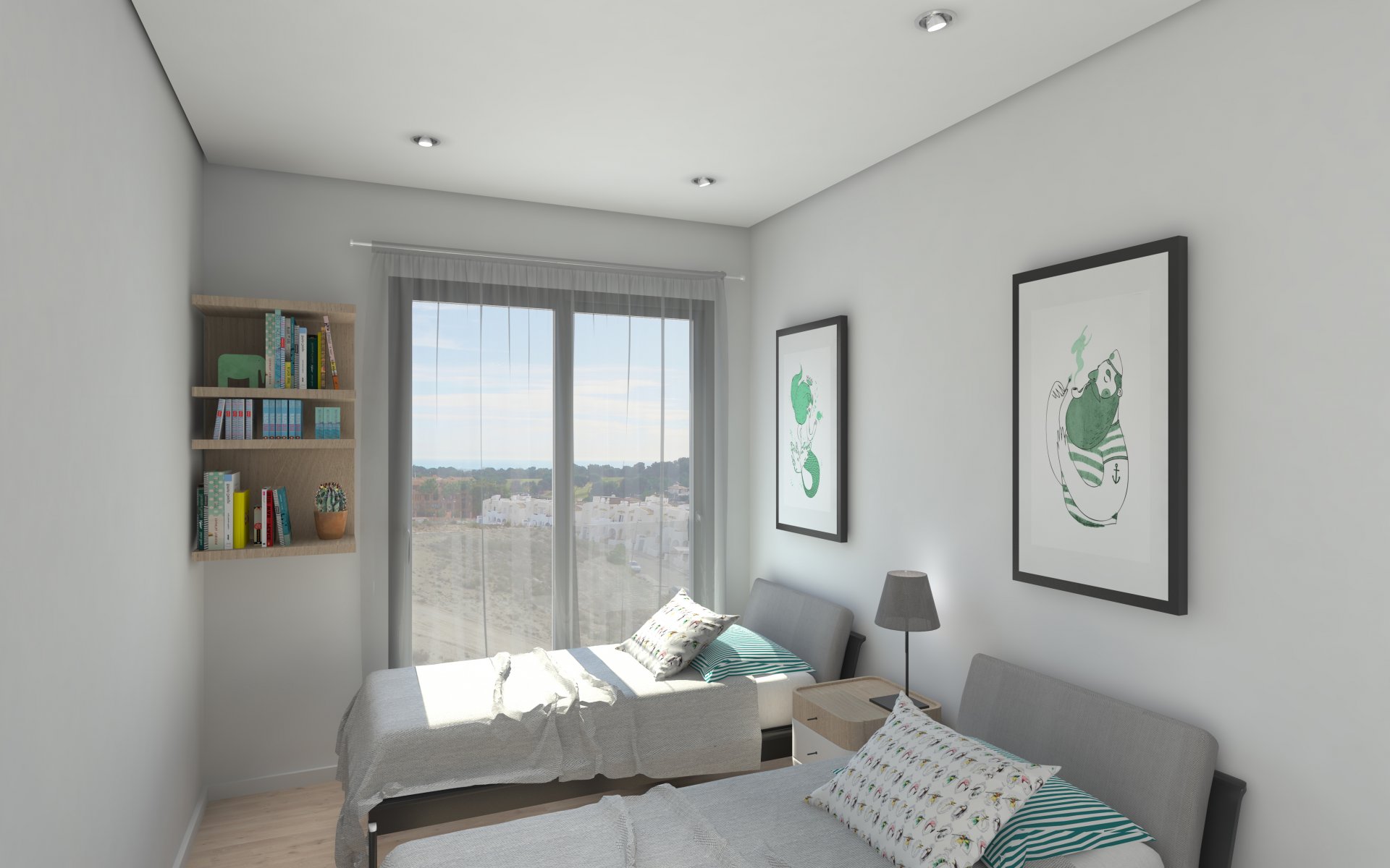 Appartamento a Villamartin, Alicante, Spagna 2 camere da letto, 73 mq. N° 81064