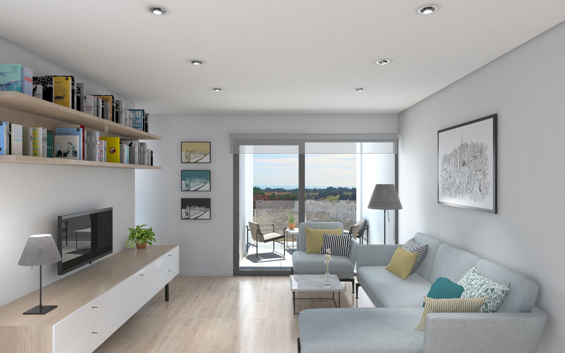 Appartamento a Villamartin, Alicante, Spagna 2 camere da letto, 73 mq. N° 81064