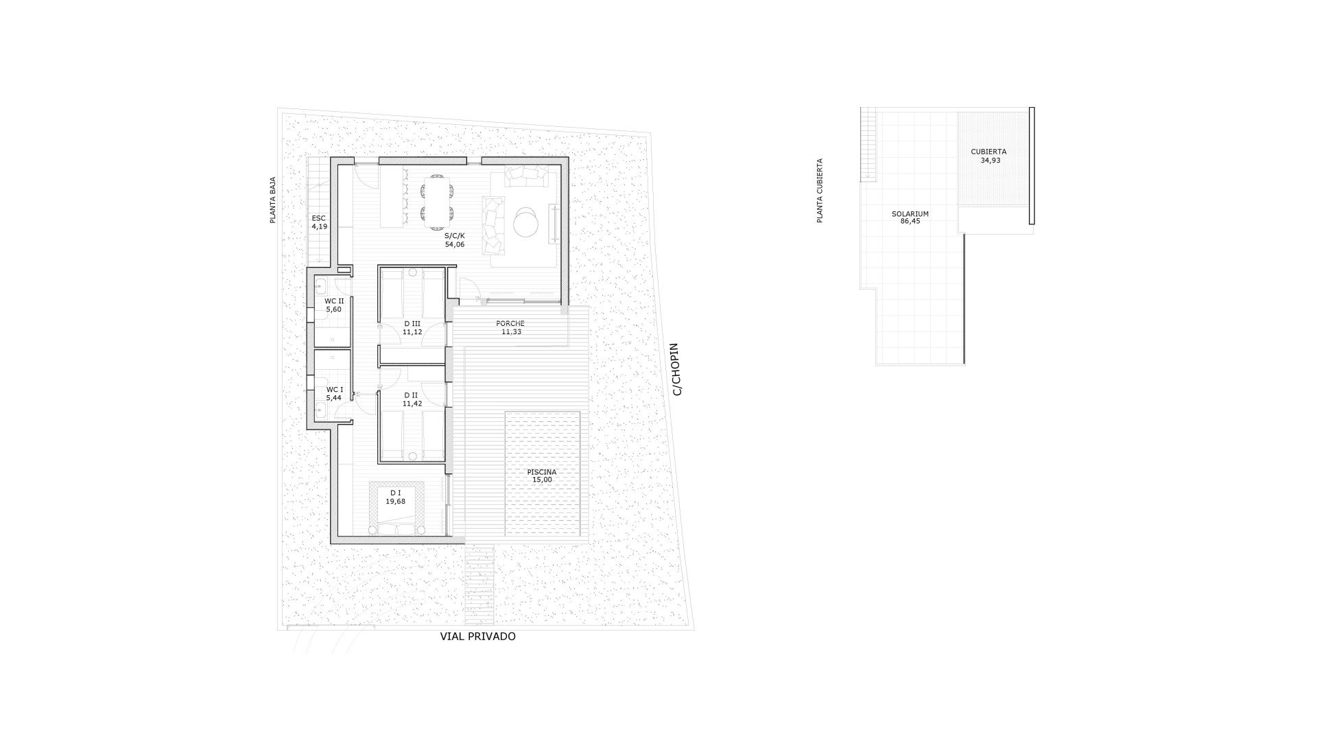 Villa VILLAS DE LA SAL, San Miguel de Salinas, Alicante, Spānijā 3 istabas, 320.17 m2 Nr. 171956