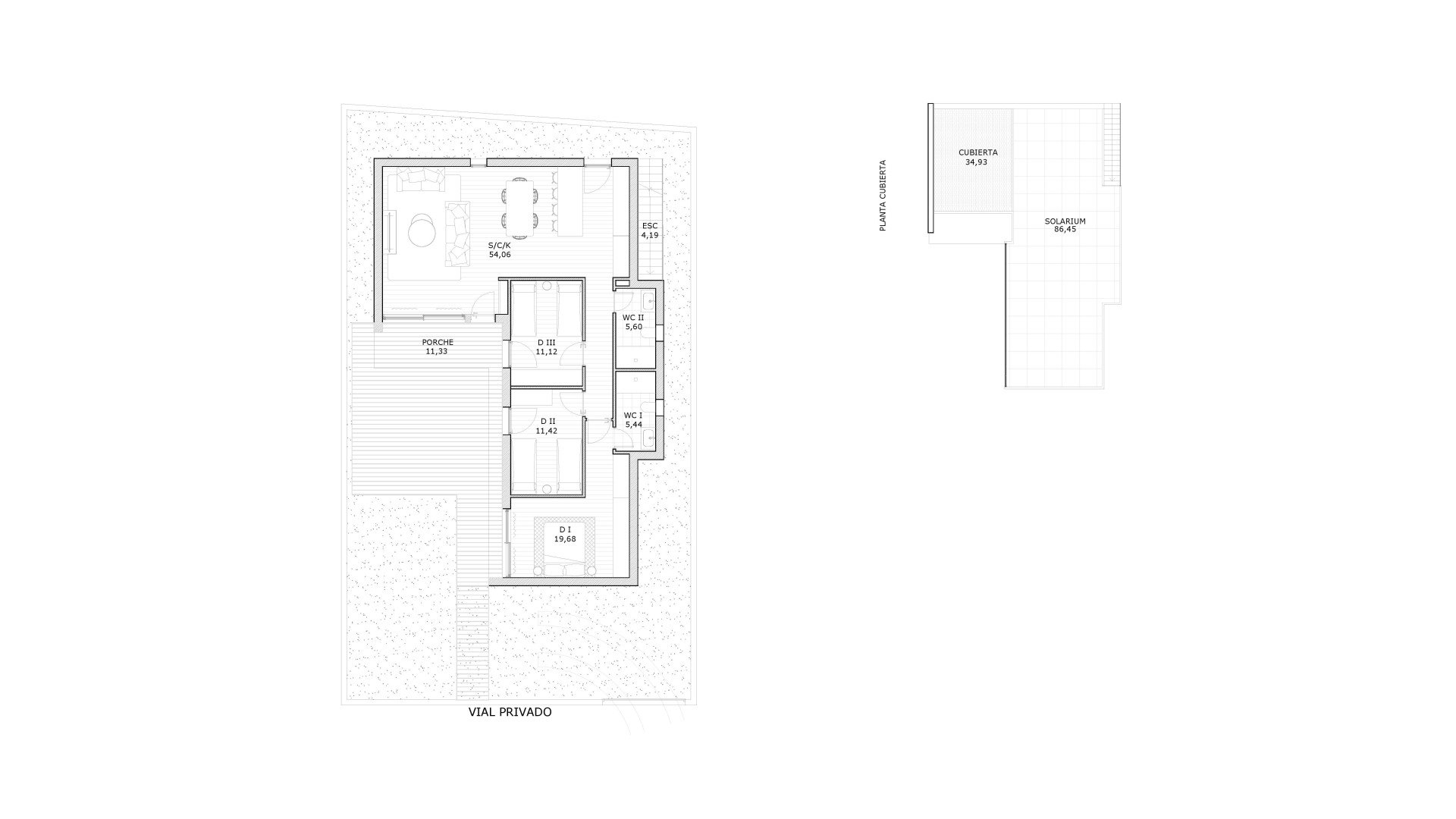 Huvila VILLAS DE LA SAL, San Miguel de Salinas, Alicante, Espanja 3 makuuhuonetta, 274.9 m2 No. 171955