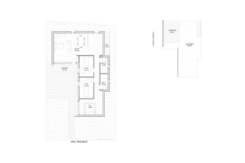 Layout 3 bedrooms, 274.90 sq.m. in VILLAS DE LA SAL in San Miguel de Salinas, Spain No. 171952