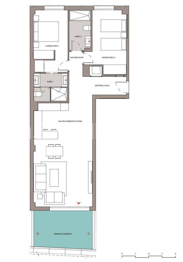 Wohnung in Mijas, Malaga, Spanien 3 Schlafzimmer, 109 m2 Nr. 193710