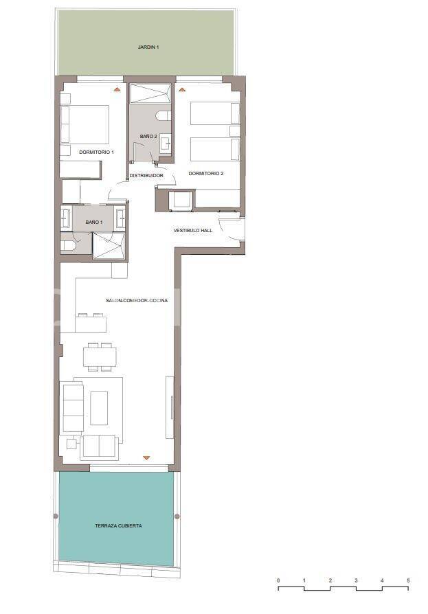 Wohnung in Mijas, Malaga, Spanien 3 Schlafzimmer, 109 m2 Nr. 193710
